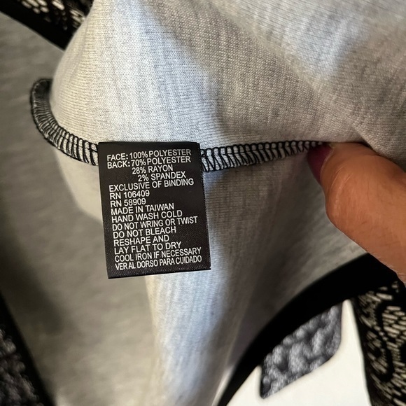 Preston York White Overlay Open Cardigan Black Candace Knit XL Formal Cocktail - Picture 9 of 12